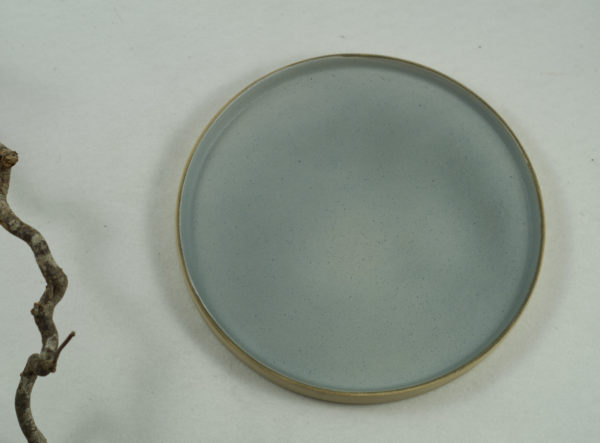 Teller – „Frühstücksteller“ - Grau – Bild 2